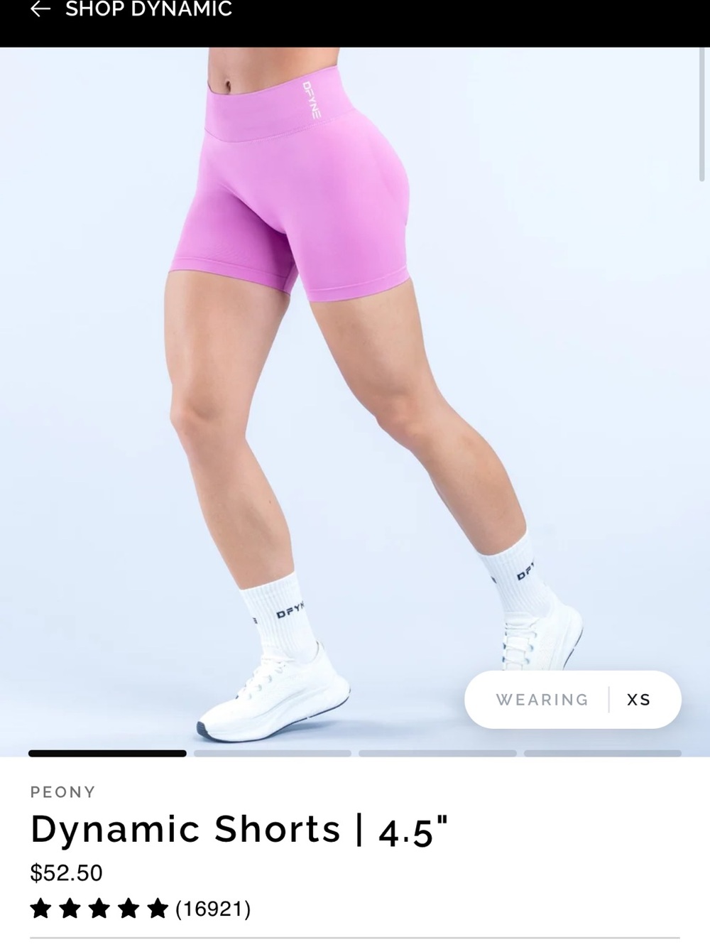 DFYNE Dynamic Shorts and Bra Set - Picture 6 of 6